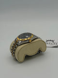 RLX Datejust TwoTone Yellow Gold Black Dial 41mm - Watch Vault Au