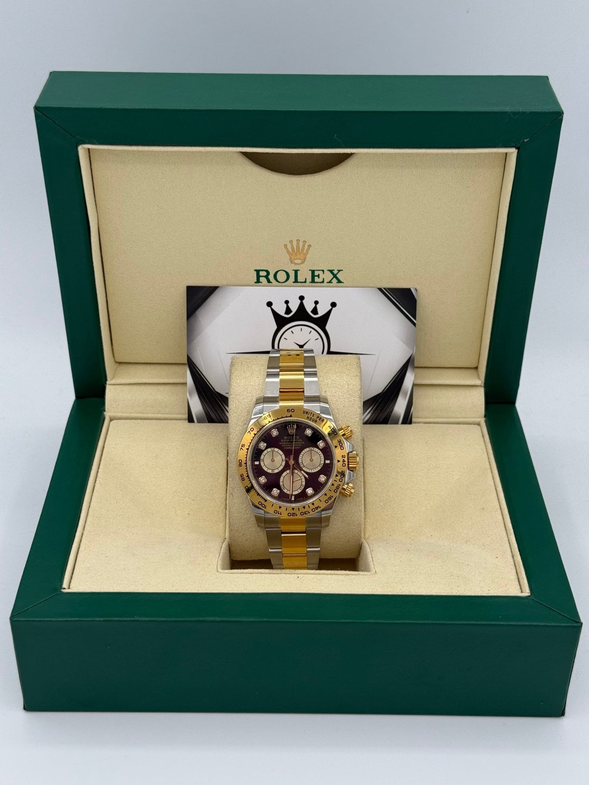 Rolex Daytona Two Tone Yellow Gold Diamond Marker Swiss - Watch Vault Au