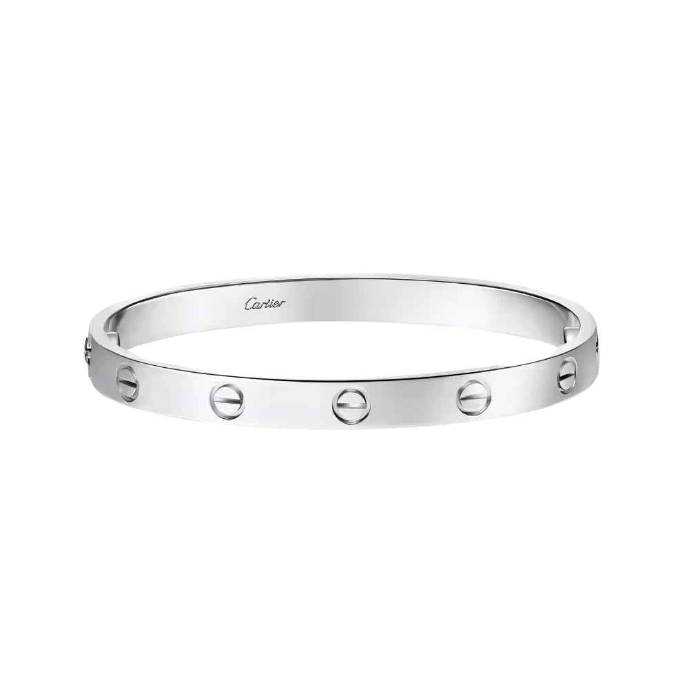 CARTIER LOVE CLASSIC BRACELET - SILVER - Watch Vault Au