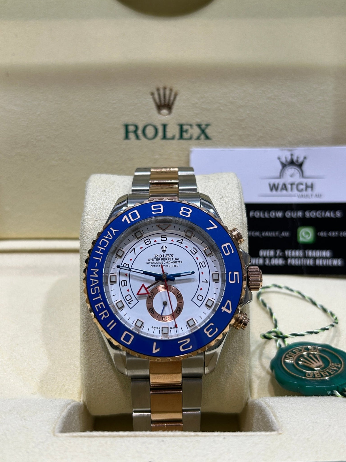 RLX Yatch Master Yellow Gold 44mm - Watch Vault Au