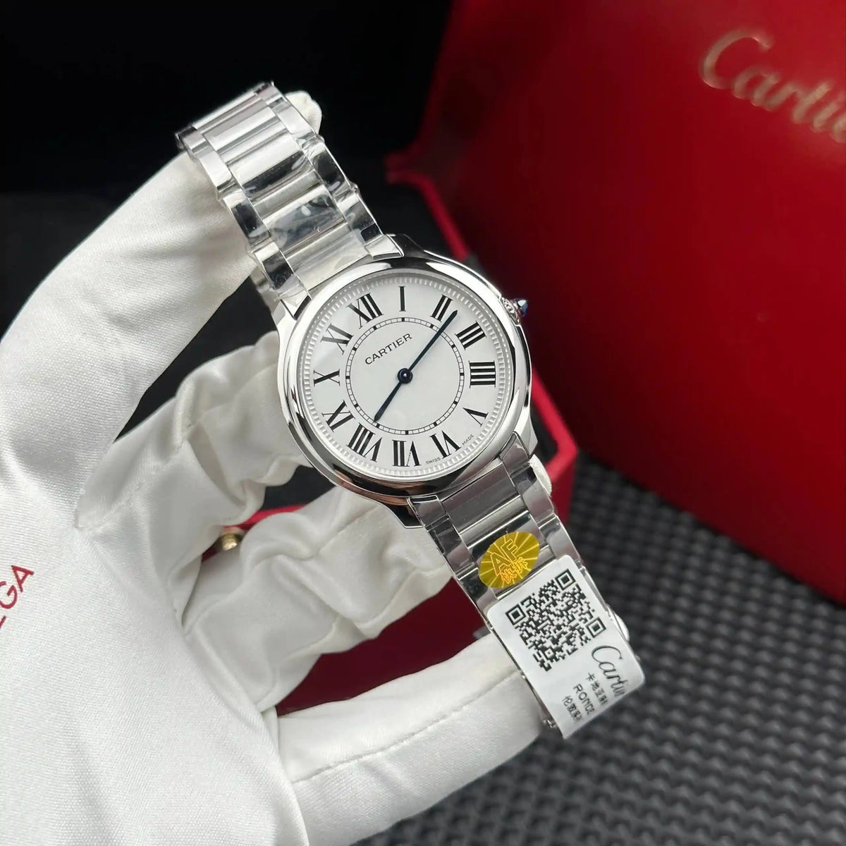 Cartier Ronde Must Steel Bracelet 36mm WSRN0034 - Watch Vault Au