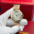 Cartier Ballon Bleu Gold Tone 42mm WGBB0016 - Watch Vault Au