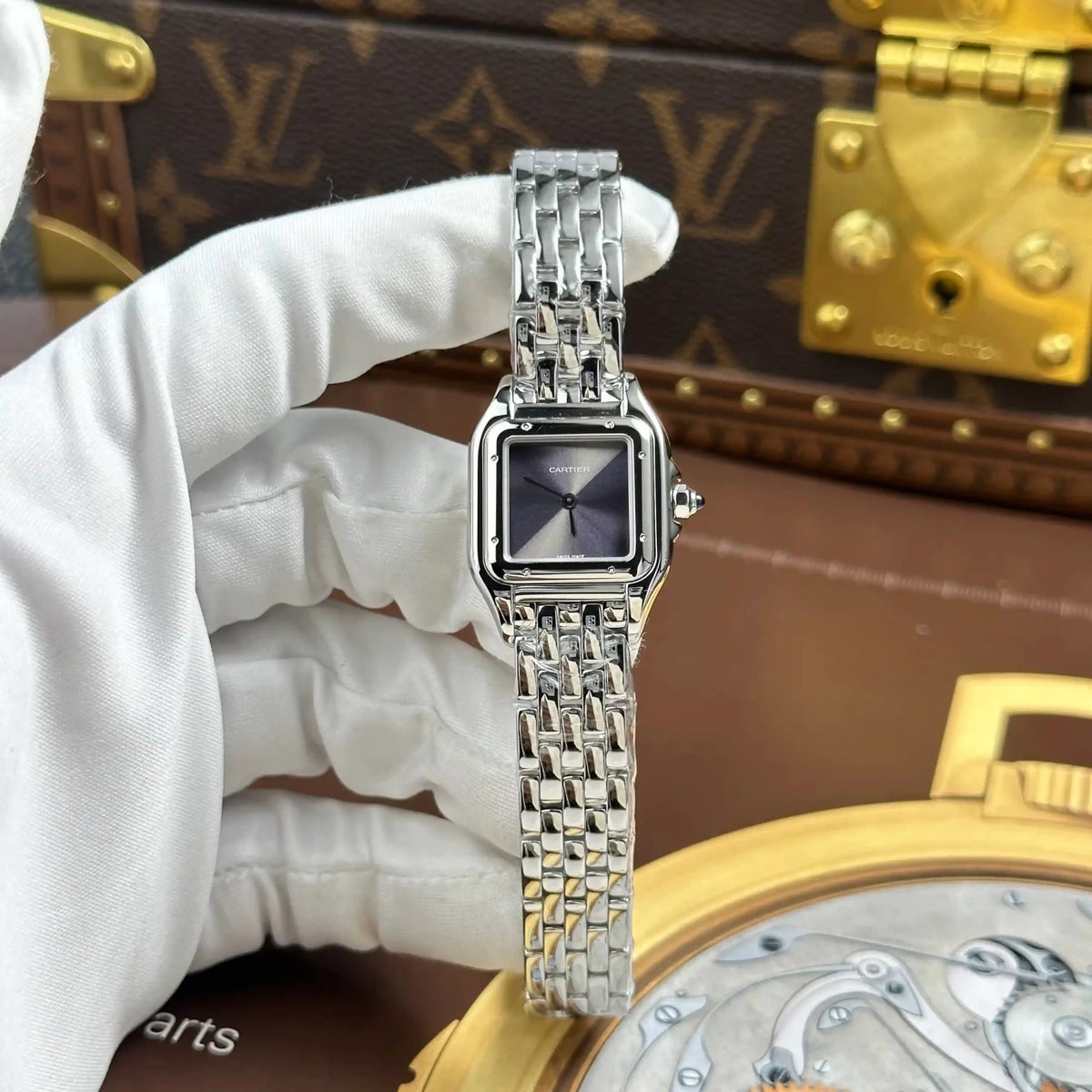 Cartier Panthère Small Silver Tone 23mm WSPN0010 - Watch Vault Au