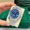 Sky-Dweller Silver Tone Blue Dial 42mm - Watch Vault Au