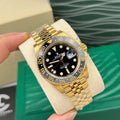 GMT-Master II Yellow Gold Tone Black Dial 40mm - Watch Vault Au