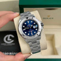 Yacht-Master Silver Tone Blue Dial 40mm - Watch Vault Au