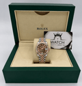 Datejust Two Tone Rose Gold Tone Chocolate Roman Dial 31mm - Watch Vault Au