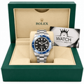 Submariner Black Dial Blue Bezel 41mm - Watch Vault Au