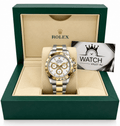 Daytona Two Tone Yellow Gold Tone White Dial 40mm - Watch Vault Au