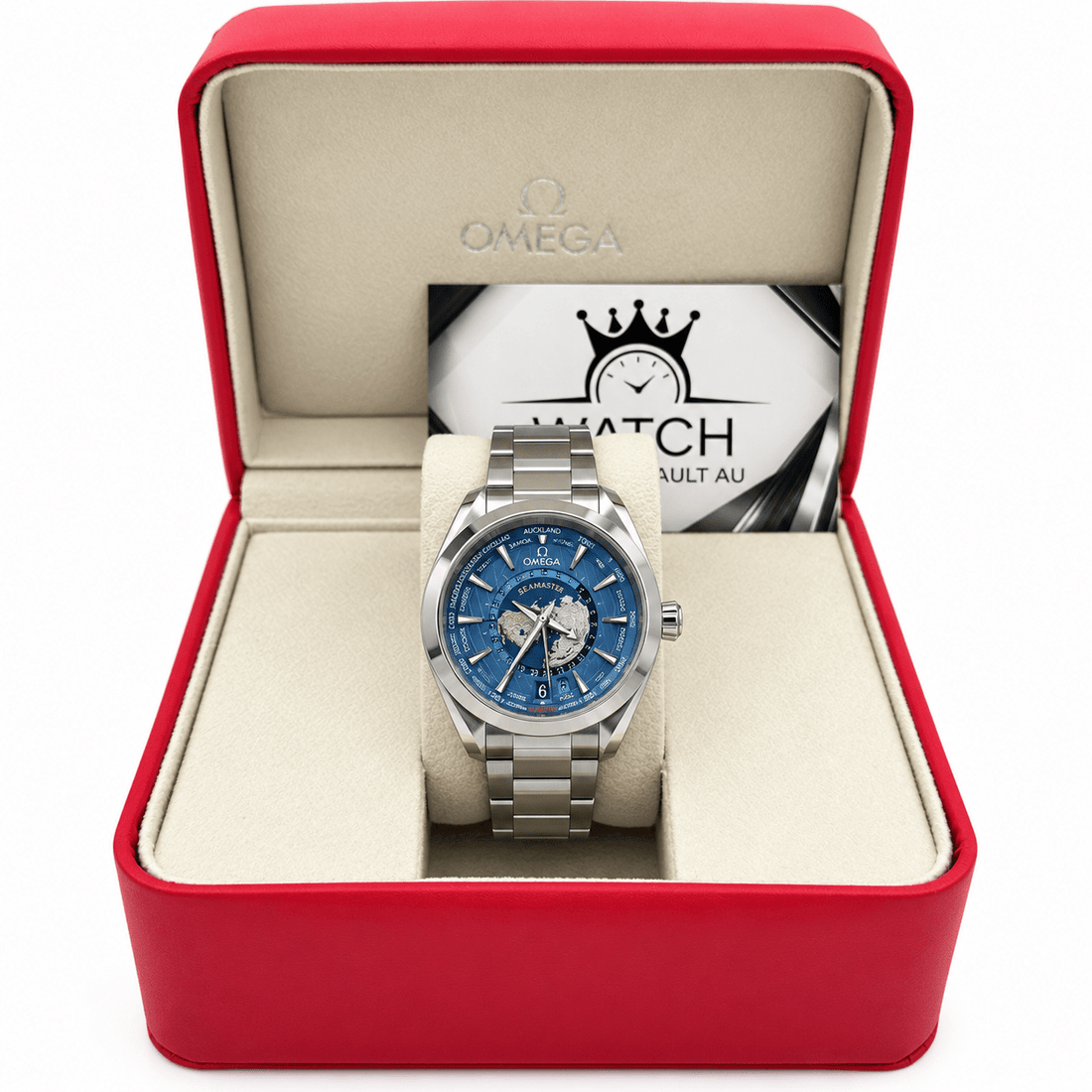 Omega Speedmaster Racing – Blue Dial Stainless Steel - Watch Vault Au
