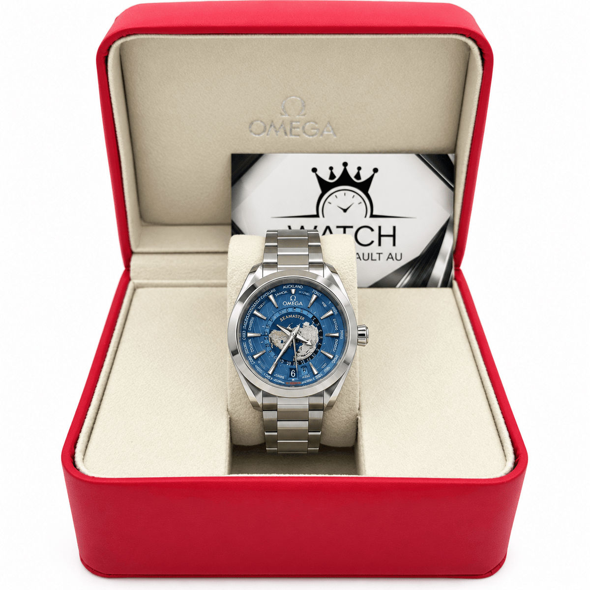 Omega Speedmaster Racing – Blue Dial Stainless Steel - Watch Vault Au