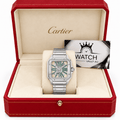 Cartier Santos Skeleton 39mm WHSA0028 - Watch Vault Au