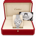 Cartier Ronde Must Steel Bracelet 29mm WSRN0033 - Watch Vault Au