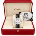 Cartier Ronde Must Black Leather 29mm WSRN0030 - Watch Vault Au