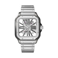Cartier Santos Skeleton 39.8mm WHSA0027 - Watch Vault Au