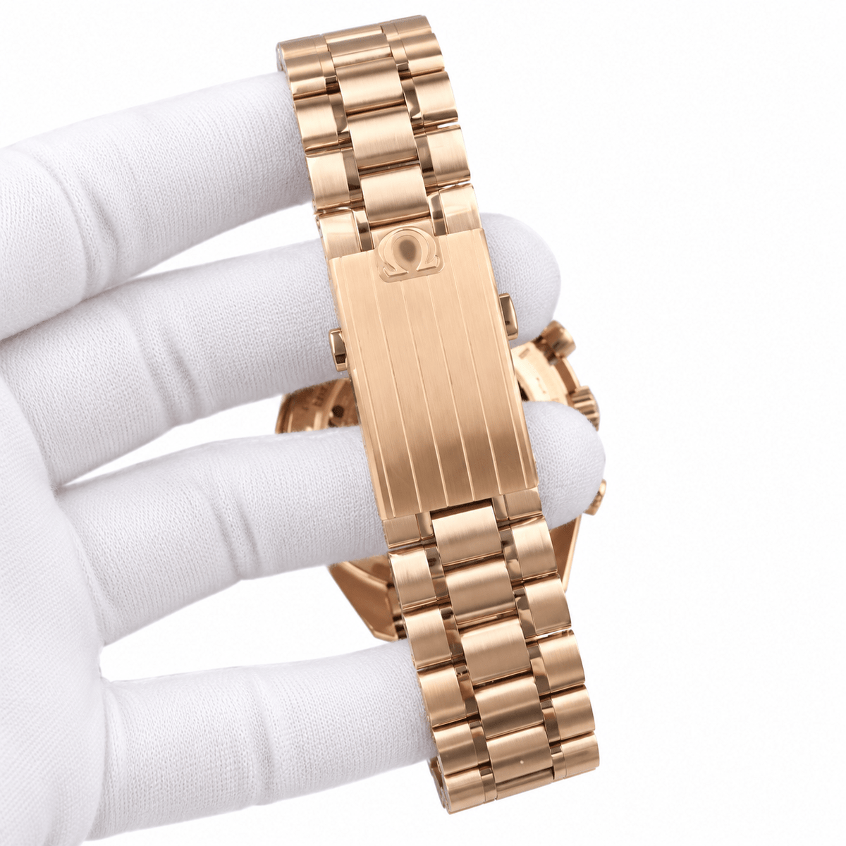 Omega Speedmaster Moonwatch – Rose Gold Tone Stainless Steel - Watch Vault Au