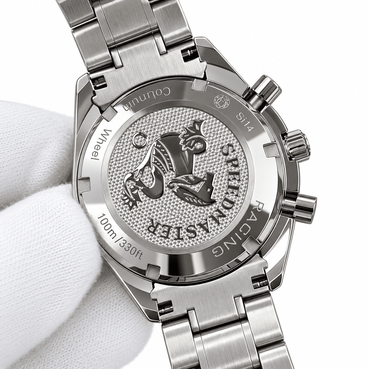 Omega Speedmaster Racing – Grey Dial Yellow Accents Stainless Steel - Watch Vault Au