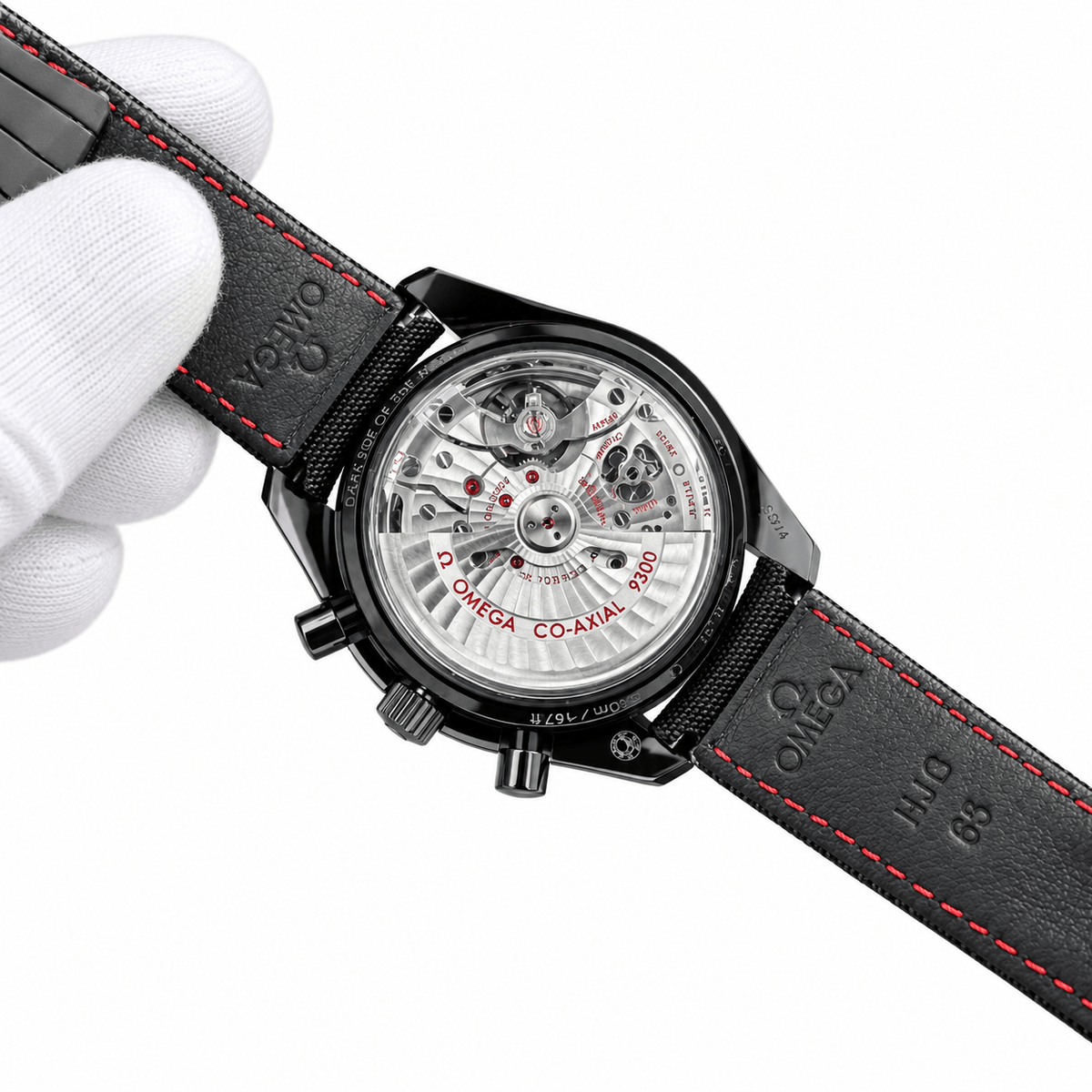 Omega Speedmaster Dark Side – Black Dial Fabric Band - Watch Vault Au