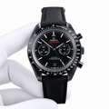Omega Speedmaster Dark Side – Black Dial Fabric Band - Watch Vault Au
