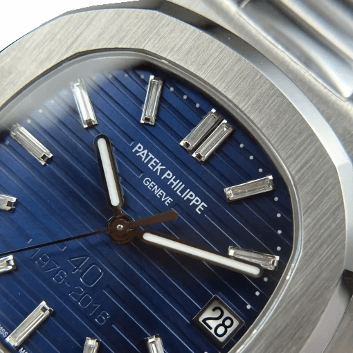 Nautilus 40th Anniversary Blue Dial 40mm - Watch Vault Au