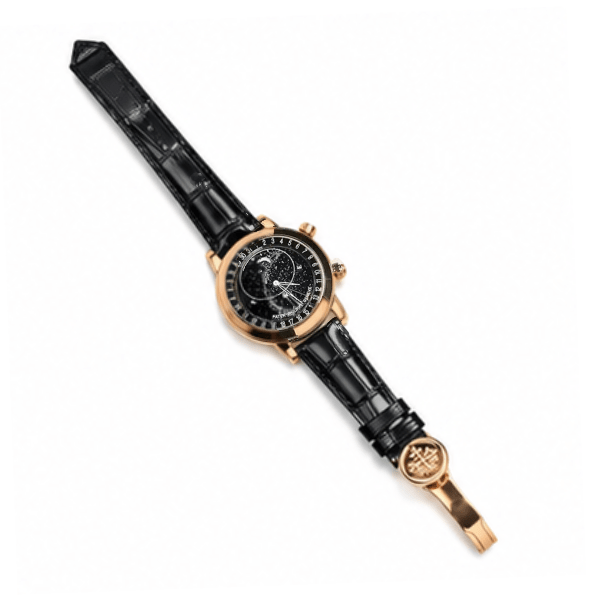 Celestial 6102R Black Dial 44mm - Watch Vault Au