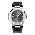 Nautilus 5711 Grey Dial Leather Strap 40mm - Watch Vault Au