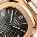 Nautilus 5711R Grey Dial Leather Strap 40mm - Watch Vault Au