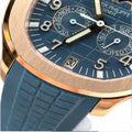 Aquanaut Moonphase 5261 Blue Dial Rose Tone 39.8mm - Watch Vault Au