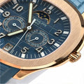 Aquanaut Moonphase 5261 Blue Dial Rose Tone 39.8mm - Watch Vault Au