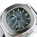 Nautilus 5712 Blue Dial Leather Strap 40.5mm - Watch Vault Au