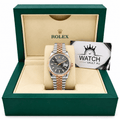 Datejust Two Tone Rose Gold Tone Grey Dial 36mm - Watch Vault Au