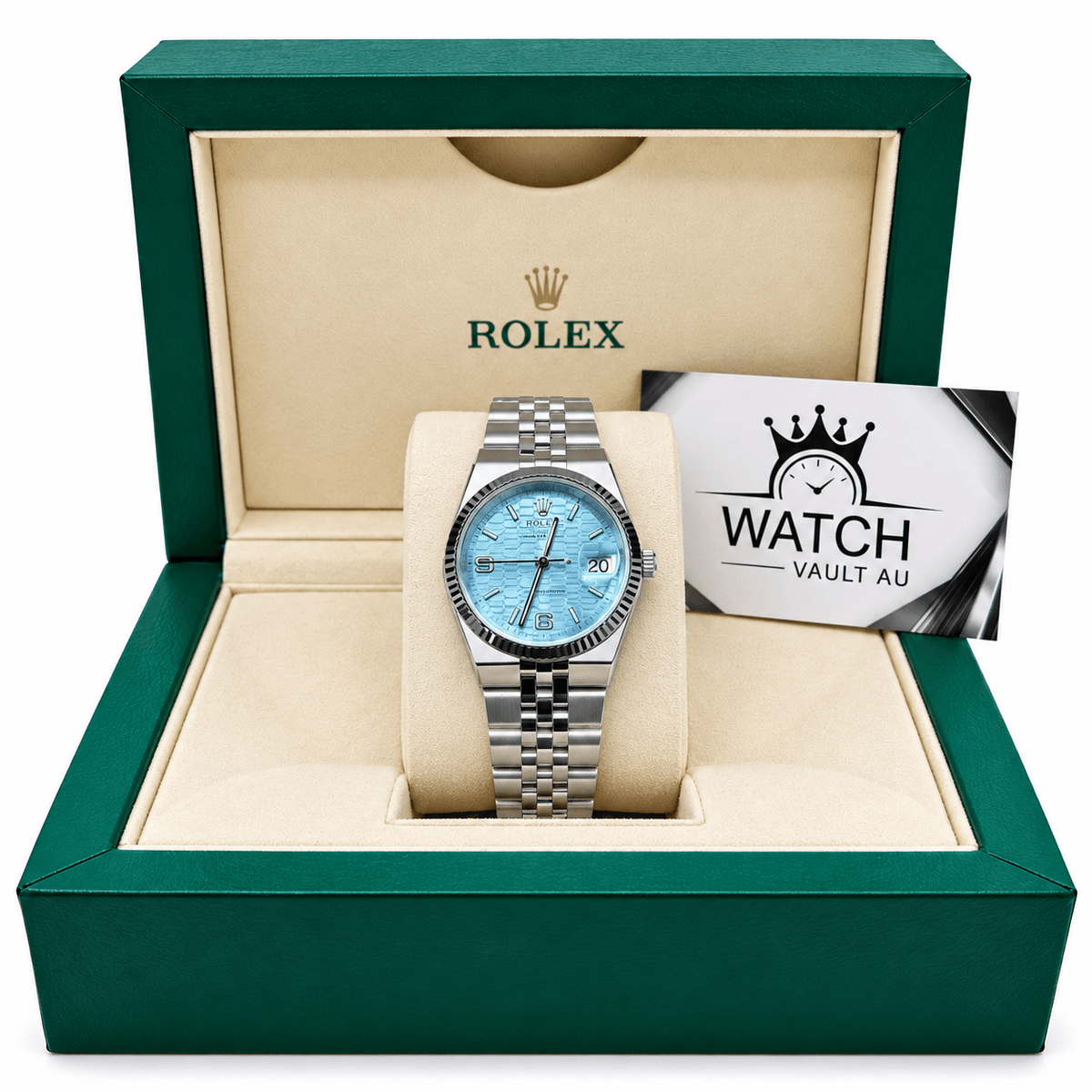 Land-Dweller Ice Blue Dial 36mm - Watch Vault Au