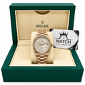 Day-Date Rose Gold Tone Silver Dial 36mm - Watch Vault Au