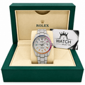 Datejust Ruby-Tone Bezel Rainbow Gem-set 41mm - Watch Vault Au