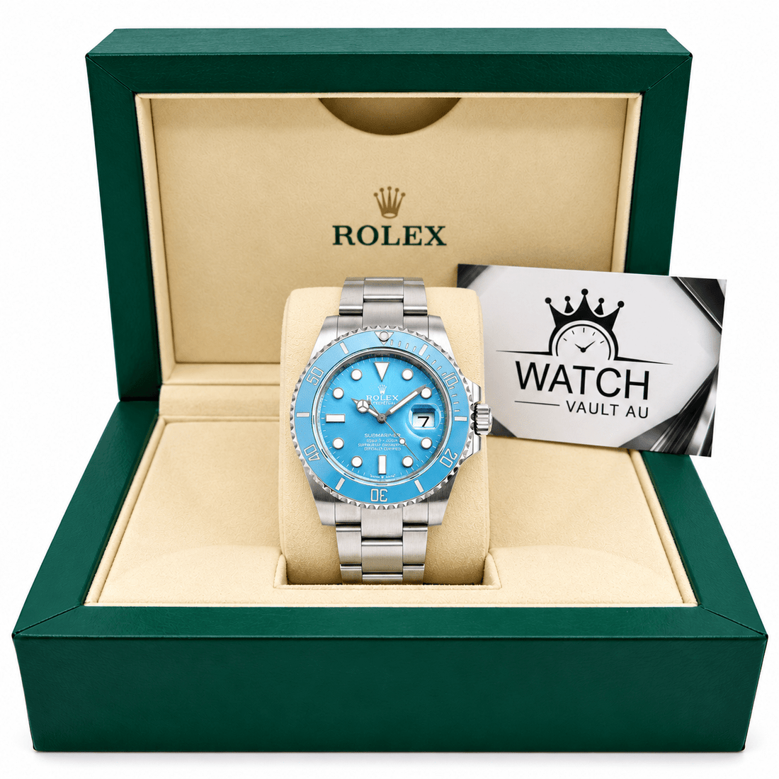 Submariner Tiffany Dial Blaken Style 40mm - Watch Vault Au