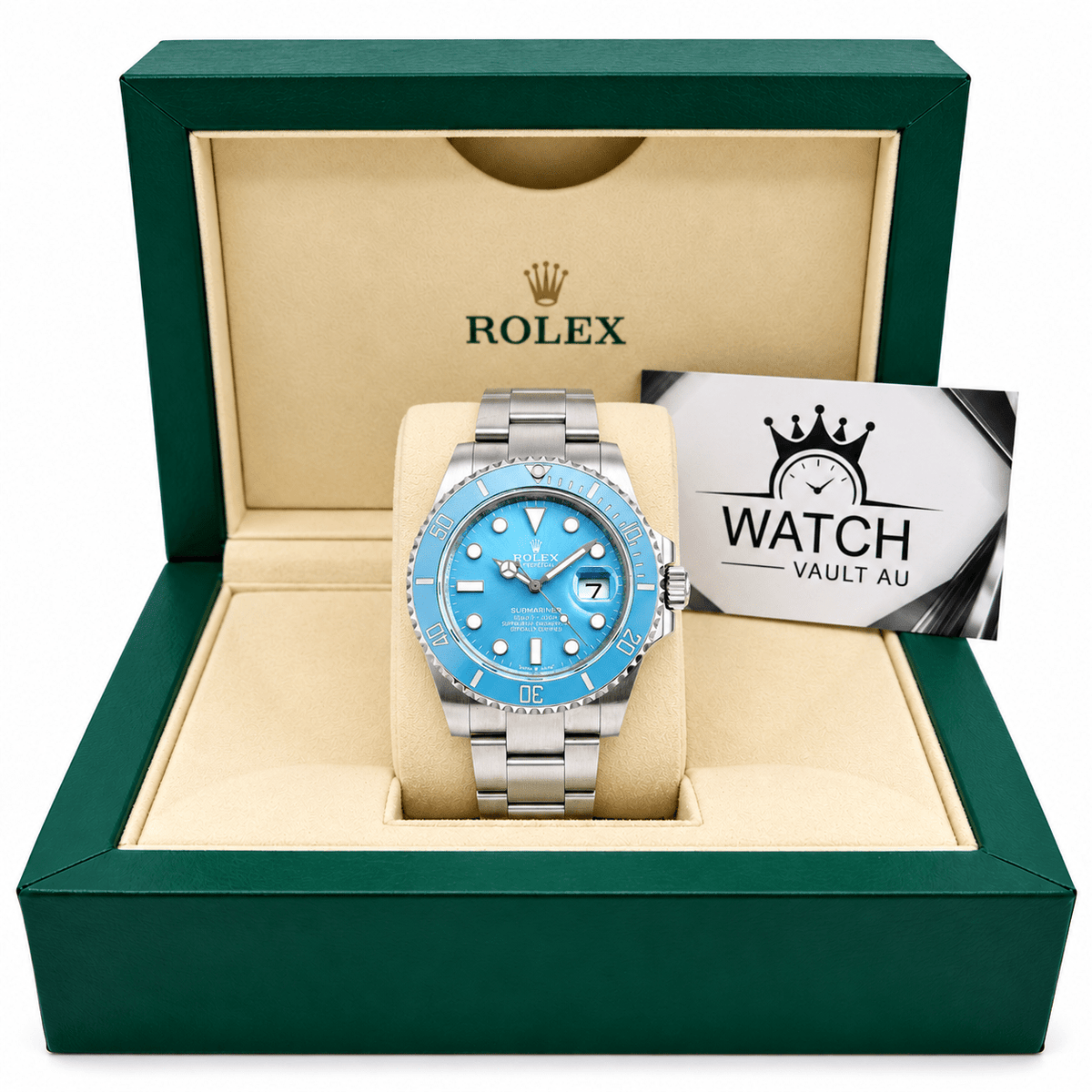 Submariner Tiffany Dial Blaken Style 40mm - Watch Vault Au
