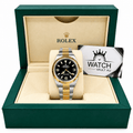 Explorer Two Tone Yellow Gold Tone Black Dial 36mm - Watch Vault Au