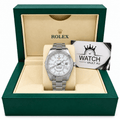 Sky-Dweller Silver Tone White Dial Metal Bracelet 42mm - Watch Vault Au