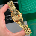 Day-Date Yellow Gold Tone Silver Dial 40mm - Watch Vault Au