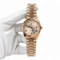 Day-Date Rose Gold Tone Pink Roman Dial 40mm - Watch Vault Au
