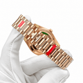 Day-Date Rose Gold Tone Pink Roman Dial 40mm - Watch Vault Au