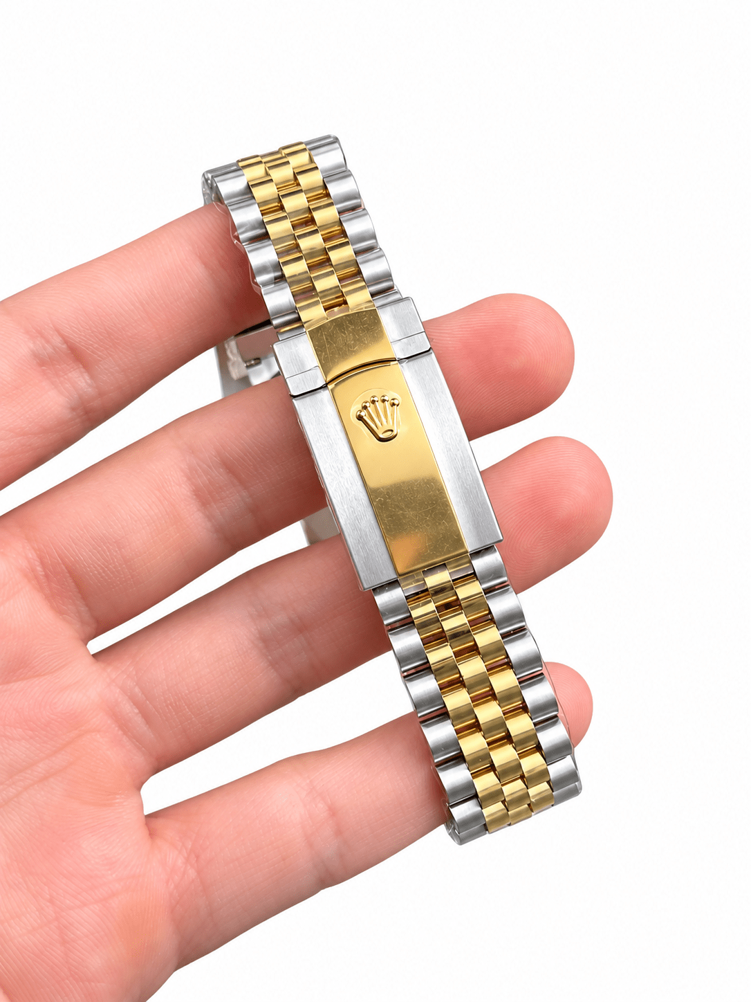 Datejust Two Tone Yellow Gold Tone Black Gem-set Dial 41mm - Watch Vault Au