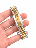 Datejust Two Tone Yellow Gold Tone Champagne Motif Dial 41mm - Watch Vault Au