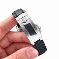 Yacht-Master Silver Tone Meteorite Style Dial Rubber Strap 42mm - Watch Vault Au