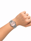 Day-Date Silver Tone Pink Dial 36mm - Watch Vault Au