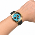 Daytona Yellow Gold Tone Tiffany Dial Rubber Strap 40mm - Watch Vault Au