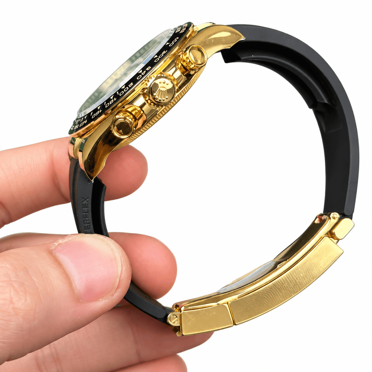 Daytona Yellow Gold Tone Tiffany Dial Rubber Strap 40mm - Watch Vault Au