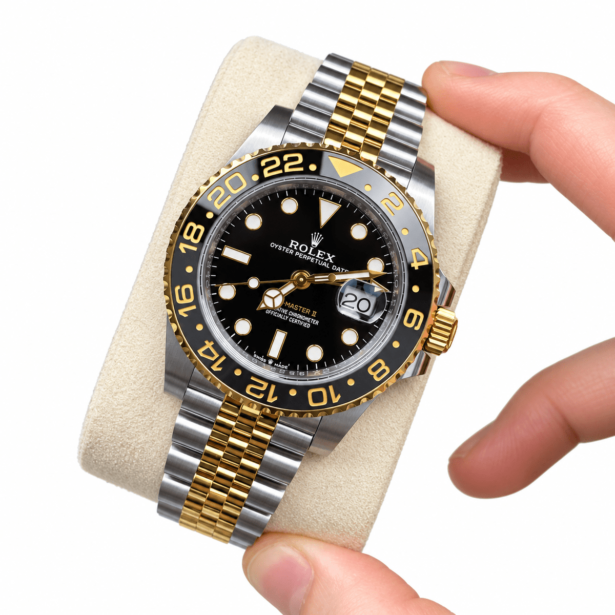 GMT-Master II Two Tone Yellow Gold Tone Bumblebee 40mm - Watch Vault Au