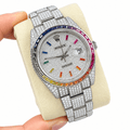 Datejust Ruby-Tone Bezel Rainbow Gem-set 41mm - Watch Vault Au