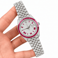 Datejust Red Gem-set Bezel 41mm - Watch Vault Au
